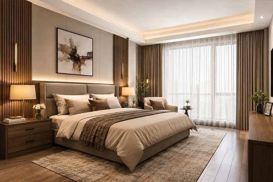 Tharwani Parkglen Kalyan West Bedroom
